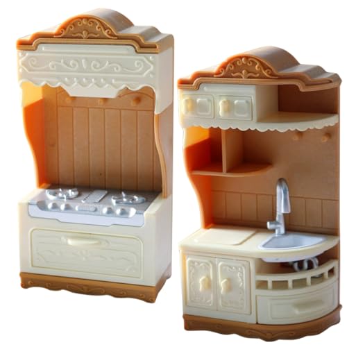 Abaodam 1 Set Schrankherd Modell Winzige Häuser Modelle Kleines Winzige Häuser Ornamente Für Küchenschränke Esszimmertisch Kleines Mini Kochtisch Mini Schrank von Abaodam