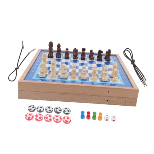 Abaodam 1 Set Springball Springschach Kinderspielzeug Schachspiel Lustiges Katapult Schachspielzeug Tischschachspiel Desktop Mehrzweck Schachspielzeug Holz Bunt von Abaodam