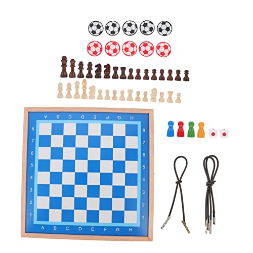 Abaodam 1 Set Springenden Ball Springenden Schach Schach Spiel Schach Bunte Holz von Abaodam