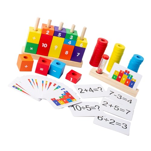 Abaodam 1 Set Vorschulkinder Bausteine ​​Kindergarten Sicheres Lernspielzeug Kleinkindwerkzeuge Kinderspielzeug Kinderwerkzeuge Kleinkind Frühlernspielzeug Kinderspielzeug Glas Bunt von Abaodam