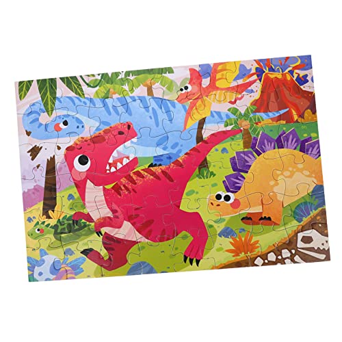 Abaodam 1 Set Vorschulkinder Passen Puzzle Kinder Lernen Lustige Puzzlespielzeug (Dinosaurier -ära) von Abaodam