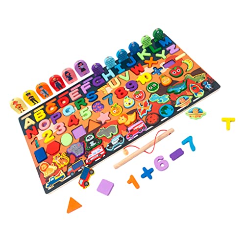 Abaodam 1 Set buntes Lernpuzzle für frühes Lernen für Jährige und Jungen, verbessert die Koordination, Gehirnentwicklung Abaodam 1 Set buntes Lernpuzzle für frühes Lernen für Jährige und Jungen, verbessert die Koordination, Gehirnentwicklung von Abaodam