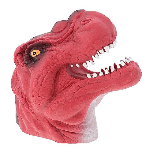 Abaodam 1 Stück Dinosaurier-Handpuppe saurier Dinosaur Toys für Vorstellungskraft Fingerpuppe für Dinosaurier-Finger- Fingerpuppen rot von Abaodam