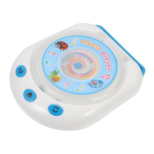 Abaodam 1 Stück Emulation CD Player Kinderspielzeug Tragbarer Musik Player Mini Puppenhaus Zubehör Mini Waschmaschine Kinderspielzeug Rollenspiel CD Player Kinderspielzeug Kunststoff von Abaodam