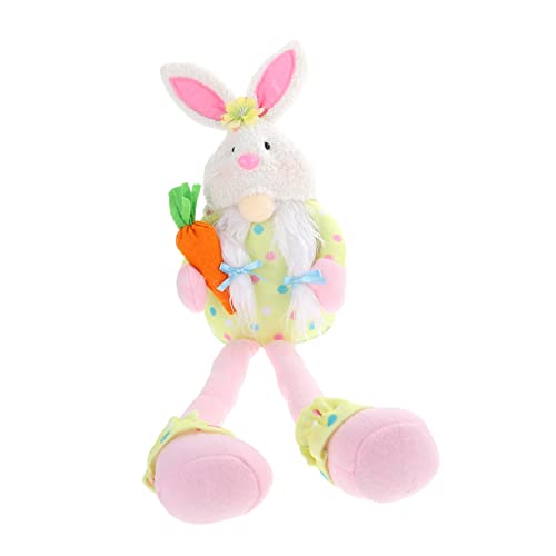 Abaodam 1 Stück Kaninchen Ornament Stoffhase Das Tier Tiere Cartoon Langbeiniger Hase Langbeiniger Hase Kaninchen Puppe Party Requisite Polyester von Abaodam