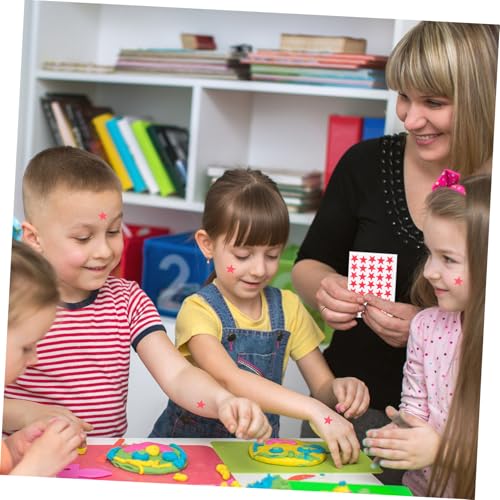 Abaodam 10 Blatt Rote Fünf Punkte sternaufkleber für Selbstklebend Belohnungssticker für Schule Kindergarten Büro Dekoration Abaodam 10 Blatt Rote Fünf Punkte sternaufkleber für Selbstklebend Belohnungssticker für Schule Kindergarten Büro Dekoration von Abaodam