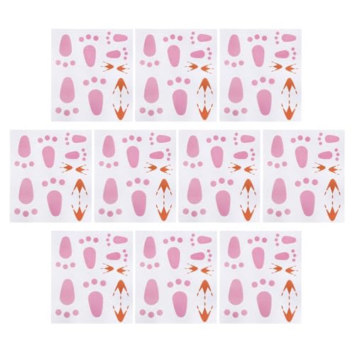 Abaodam 10 Bögen Kaninchen Fußabdruck Aufkleber Grüne Ornamente Fußabdruck Aufkleber Hasen Fußabdrücke Hasenpfoten Aufkleber Osterhasenfüße Osterhasen Fußabdruck Aufkleber Für Abaodam 10 Bögen Kaninchen Fußabdruck Aufkleber Grüne Ornamente Fußabdruck Aufkleber Hasen Fußabdrücke Hasenpfoten Aufkleber Osterhasenfüße Osterhasen Fußabdruck Aufkleber Für von Abaodam