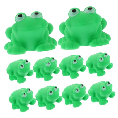 Abaodam 10 Stück Frosch Animals Toys for wasserspielzeug Toys for babyspielzeug Pool Badespielzeug für Kleinkinder Wasserspielzeug für Vinyl von Abaodam