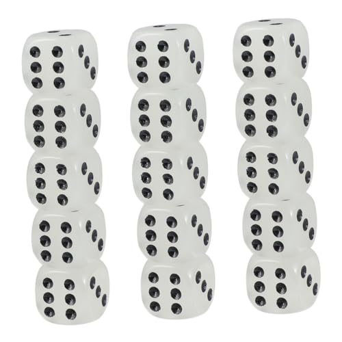 Abaodam 10 Stück Teiliges Bunte Transparente Acrylwürfel mit Abgerundeten Ecken Leuchtende Schwarze Punkte für Partyspiele Ktv und Brettspiele Umweltfreundlich und Leicht Abaodam 10 Stück Teiliges Bunte Transparente Acrylwürfel mit Abgerundeten Ecken Leuchtende Schwarze Punkte für Partyspiele Ktv und Brettspiele Umweltfreundlich und Leicht von Abaodam