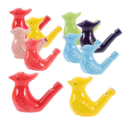 Abaodam 10 Stück Teiliges Keramik Vogelpfeifen Wasserspielzeug Kinderpfeifen Niedliche Figurenpfeifen Pädagogisches Musikspielzeug zur Musikalischer Kreativität und Ästhetik Abaodam 10 Stück Teiliges Keramik Vogelpfeifen Wasserspielzeug Kinderpfeifen Niedliche Figurenpfeifen Pädagogisches Musikspielzeug zur Musikalischer Kreativität und Ästhetik von Abaodam