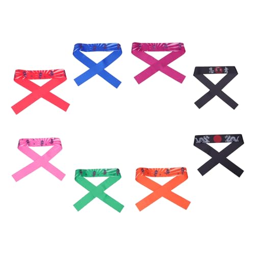 Abaodam 10 Stück Teiliges Ninja Stirnband für Weiche Atmungsaktive Samurai Kopfaccessoires für Karate Kostüme Kindergeburtstage und Thematische Partygeschenke Abaodam 10 Stück Teiliges Ninja Stirnband für Weiche Atmungsaktive Samurai Kopfaccessoires für Karate Kostüme Kindergeburtstage und Thematische Partygeschenke von Abaodam