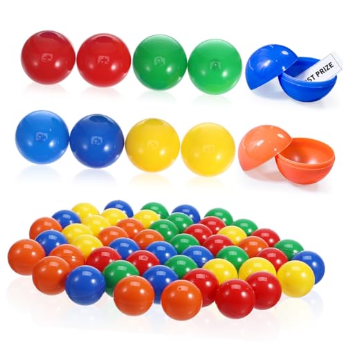 Abaodam 100 STK Lotteriekugel Tally-Bälle Verlosung von Spielbällen Bolas Bingo-Ball-Maschine Aktivitätsbälle tischtennisball tischfussball Nahtlose Bälle Bingokugeln für die Party Plastik von Abaodam