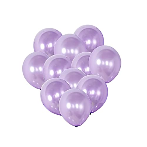 Abaodam 100 Stück Feierliche Dekoration Hellviolette Luftballons Hochzeitstag Luftballons Dunkellila Luftballons Brautparty Luftballons Party Luftballons Violette Luftballons von Abaodam