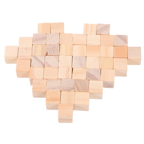 Abaodam 100 Stück Holzbausteine Würfel für Frühe Bildung DIY Bastelmaterial Sicher und Robust für Kreative Spiele Abaodam 100 Stück Holzbausteine Würfel für Frühe Bildung DIY Bastelmaterial Sicher und Robust für Kreative Spiele von Abaodam