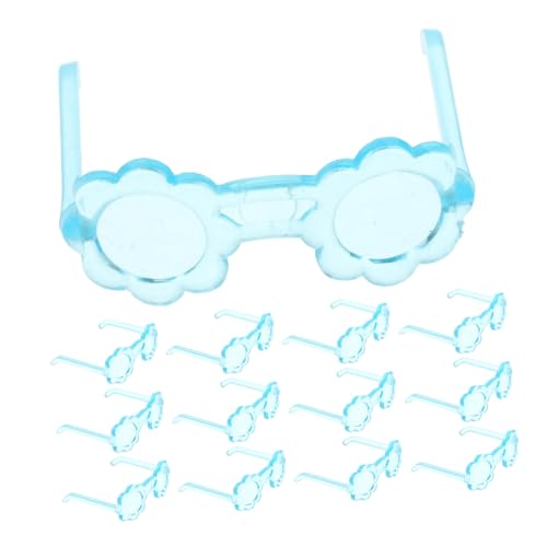 Abaodam 100 Stück Miniatur Puppenbrillen aus Klarem Kunststoff Leichte Robuste Puppenzubehör Accessoires für DIY Puppendekoration und Puppenkostüme für Prinzessinnenpuppen Abaodam 100 Stück Miniatur Puppenbrillen aus Klarem Kunststoff Leichte Robuste Puppenzubehör Accessoires für DIY Puppendekoration und Puppenkostüme für Prinzessinnenpuppen von Abaodam