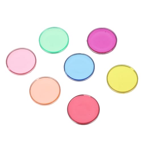 Abaodam 100 Stück Teiliges Bunte Runde Lernscheiben aus Kunststoff mit Glatten Kanten Handliche Mathematik rechenhilfe für Frühe Bildung und Matheübungen im Kindergarten Abaodam 100 Stück Teiliges Bunte Runde Lernscheiben aus Kunststoff mit Glatten Kanten Handliche Mathematik rechenhilfe für Frühe Bildung und Matheübungen im Kindergarten von Abaodam