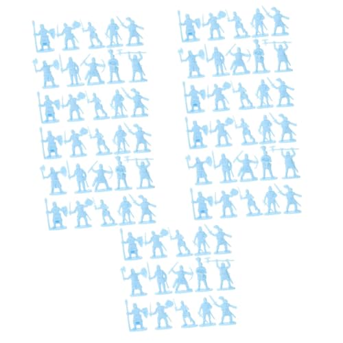 Abaodam 1000 STK Minisoldat Spielzeugfiguren Modellfiguren die Miniaturfiguren Mini-Soldaten-Spielset winzige Soldatenfiguren Spielzeuge Mikro-Landschaftsdekore Plastiksoldaten Sky-Blue von Abaodam