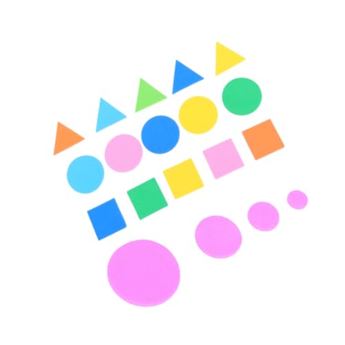 Abaodam 1000 Stück Teiliges Selbstklebende Bunte Eva Formen Aufkleber für Weiche Sichere Schaumstoffformen in Verschiedenen Formen für Basteln Scrapbooking und Lernspiele Abaodam 1000 Stück Teiliges Selbstklebende Bunte Eva Formen Aufkleber für Weiche Sichere Schaumstoffformen in Verschiedenen Formen für Basteln Scrapbooking und Lernspiele von Abaodam