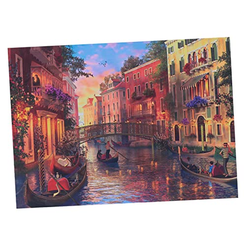 Abaodam 1000 Teile Puzzle Für Erwachsene Puzzles Für Erwachsene Stressabbau Puzzlespiel Venedig Landschaftspuzzles Puzzlespiel Für Erwachsene Puzzles Aus Papier von Abaodam