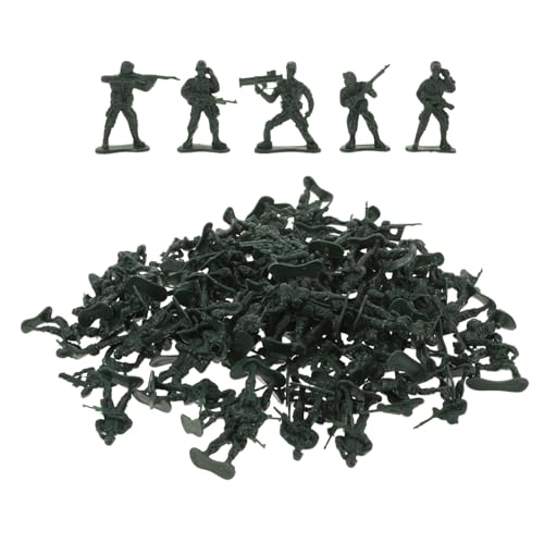 Abaodam 100st Soldatenmodell Aus Dem Zweiten Weltkrieg Mini-People-Modelle Tischdekorationen Aus Sand Spielzeugsoldatenfiguren Kleine Soldatenmodelle Minifigur Mini-Soldat Plastik Green von Abaodam