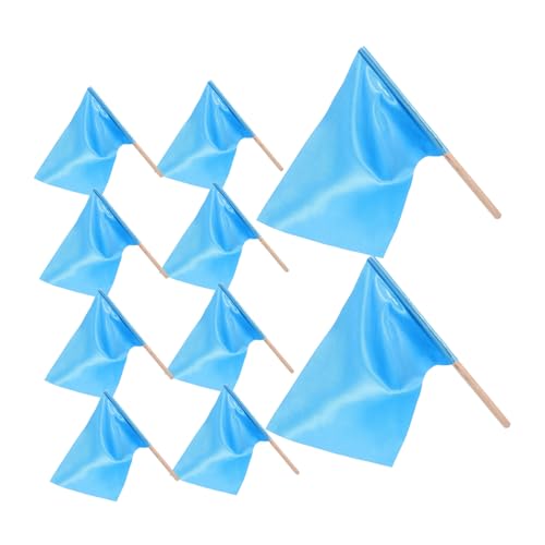 Abaodam 10St Flagge halten Handflagge Kleine Flagge Hinterhof-Flagge Handliche Fahne Außenflagge Fahnen Anti-Verschleiß-Flaggen Partyschmuck Mini-Fähnchen Parade Farbiger Kleiner Flaggen von Abaodam