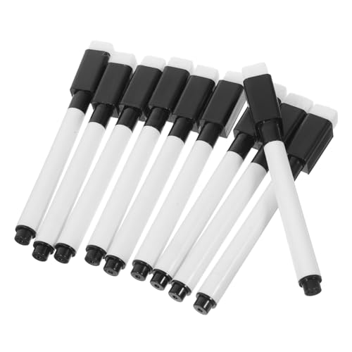 Abaodam 10st Löschbare Tafelstifte Trocken Abwischen Feine Whiteboard- Flüssige Kreidestifte Whiteboard-Marker Trocken Abwischbare Tafelstifte Abwischen Plastik von Abaodam