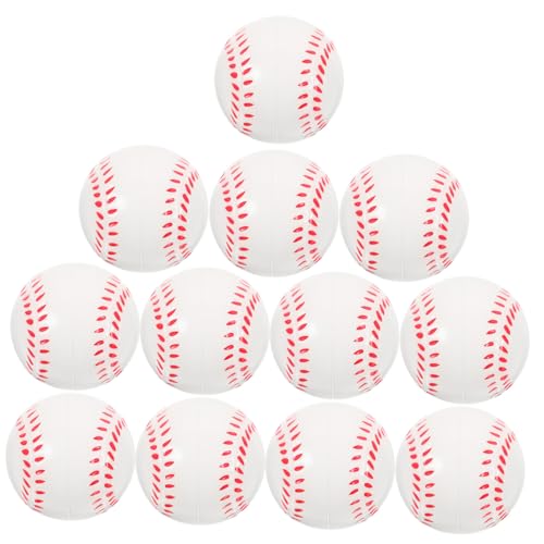 Abaodam 12 Stück Feste Schaumstoffbälle Für Kinder Softball Basebälle Weiche Bälle Für Kinder Hüpfbälle Hüpfbälle Baseball Sport Stressbälle Training Baseball Kinder von Abaodam