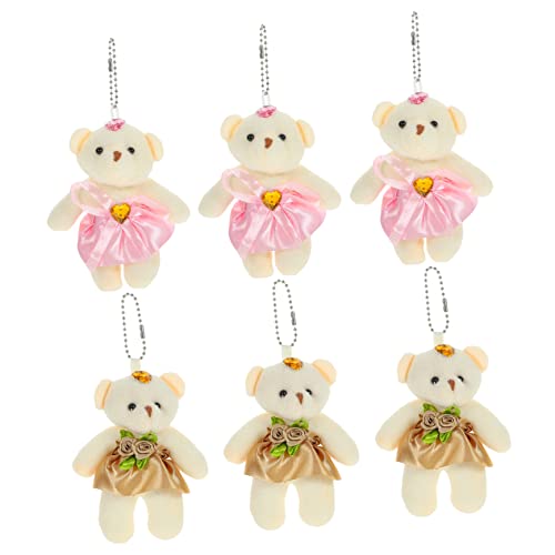 Abaodam 12 Stück Hochzeitsbären Kleine Bärenpuppen Kleine Bären Zum Basteln Hochzeitssträuße Blumensträuße Für Hochzeiten Abschlussfeiern Bärendekorationen Hochzeits Themenbären von Abaodam