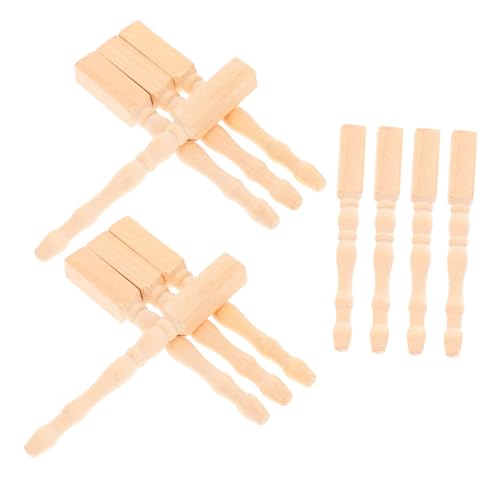 Abaodam 12 Stück Maßstab Leichte Stabile Puppenhaus Möbel Füße Kompatibel mit Verschiedenen Marken für DIY Möbel und Puppenhaus Dekoration Abaodam 12 Stück Maßstab Leichte Stabile Puppenhaus Möbel Füße Kompatibel mit Verschiedenen Marken für DIY Möbel und Puppenhaus Dekoration von Abaodam