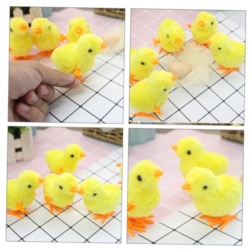 Abaodam 12 Stück Teiliges Aufziehspielzeug Küken Niedliche Wind up Hühner Plüsch Springend Kindersicher Fördert Visuelle Wahrnehmung und Lernspaß als Geschenk und Dekoration zu Ostern Abaodam 12 Stück Teiliges Aufziehspielzeug Küken Niedliche Wind up Hühner Plüsch Springend Kindersicher Fördert Visuelle Wahrnehmung und Lernspaß als Geschenk und Dekoration zu Ostern von Abaodam