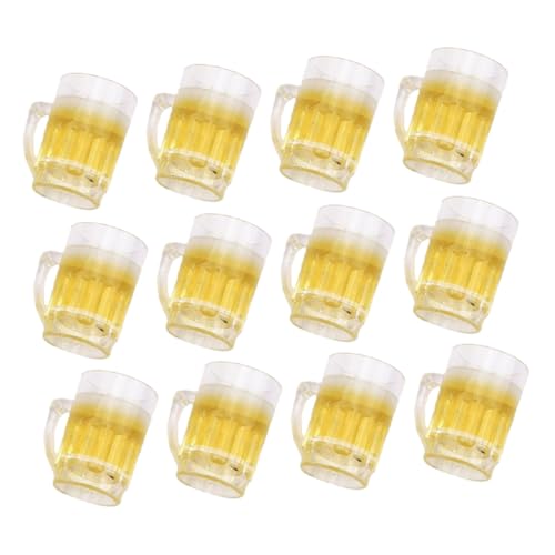 Abaodam 12 Stück Teiliges Mini Bierkrüge Puppenhaus Deko Realistisch Bemalt Langlebig Miniatur Bierbecher für Puppenhaus Landschaft DIY Basteln Abaodam 12 Stück Teiliges Mini Bierkrüge Puppenhaus Deko Realistisch Bemalt Langlebig Miniatur Bierbecher für Puppenhaus Landschaft DIY Basteln von Abaodam