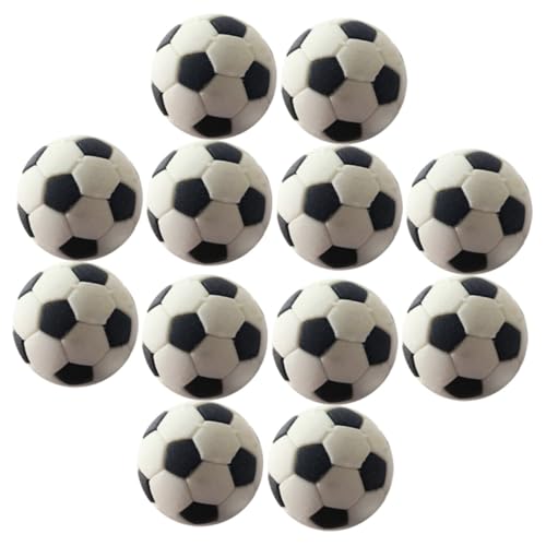 Abaodam 12St Puppenhaus Miniatur Essen Leere Tasse Wasser Tasse Mini Modell Zubehör Fußball Spielzeughaus kotzball Mini Tischkicker dekorative Minikugeln kleine Kugeldekore Gummi von Abaodam