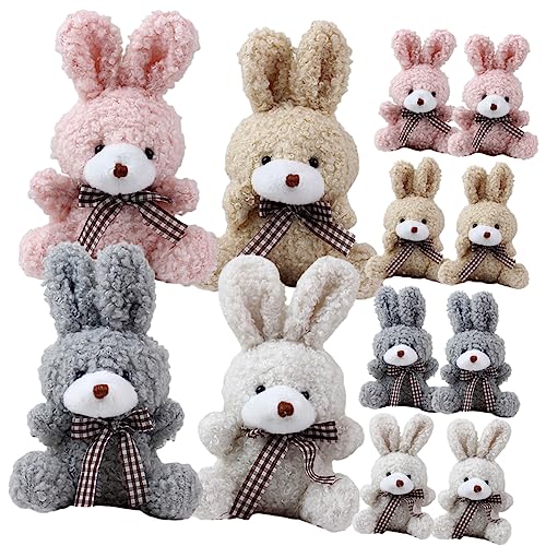 Abaodam üsch Hase Schlüsselanhänger üße Bunny Anhänger Flauschige Hasen Schlüsselketten Dekorative Hasen Pendants Zufälligen Farben von Abaodam