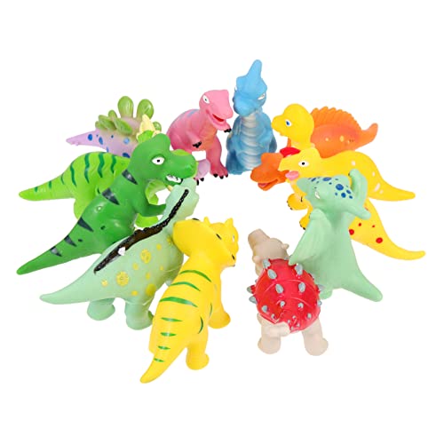 Abaodam 12st Dinosaurier Wasserspielzeug Haushalts-Dinosaurier- Badezimmerspielzeug Für Badespielzeug in Dinosaurierform Interessantes Badespielzeug -Accessoire Vinyl von Abaodam