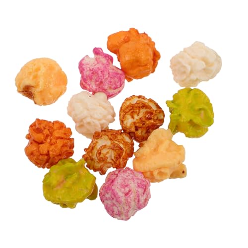 Abaodam 12st Popcorn-Modell Gefälschtes Popcorn Popcorn-Ornamente Lebensmittel-wohnkultur Popcorn-Rollenspiel Foto-Requisiten Popcorn-Dekorationen Dekorative Requisiten Mini-Essen Plastik von Abaodam