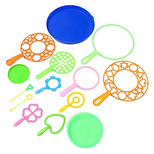 Abaodam 14-teiliges Set Seifenblasenset Riesige Blasenkugel Badespielzeug Babyspielzeug Rasenmäher Seifenblasenmaschine Schaumbad Kinderspielzeug Blasen Für Plastik von Abaodam