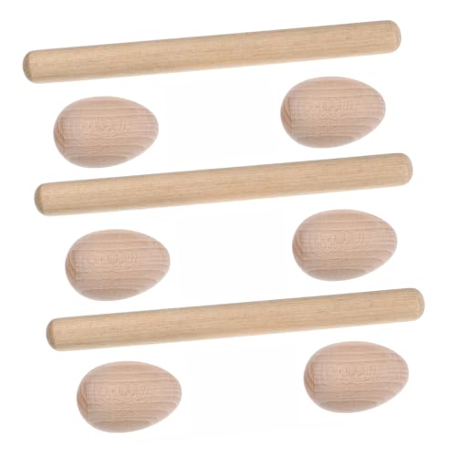 Abaodam 15 Sets Hölzerne Ei Rhythmusstäbe Rhythmusstäbe Für Kinder Kinderspielzeug Klassenzimmer Rhythmusstäbe Instrument Musikspielzeug Für Kleinkinder Kinder Frühes von Abaodam