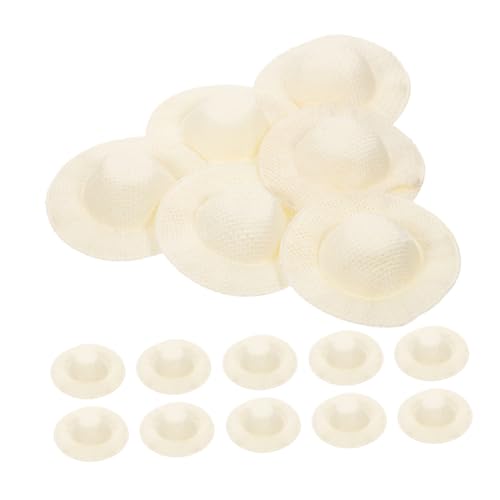 Abaodam 15 Stück Teiliges Mini Strohhut für DIY Basteln Kleine Puppenhüte als Dekorative Miniatur Ornamente Vielseitig für Schmuck Puppenhaus und Geschenkideen Abaodam 15 Stück Teiliges Mini Strohhut für DIY Basteln Kleine Puppenhüte als Dekorative Miniatur Ornamente Vielseitig für Schmuck Puppenhaus und Geschenkideen von Abaodam