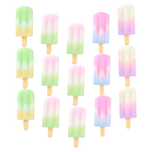 Abaodam 15 Stück Teiliges Miniatureiscreme Bunte Mini Eisdielen Dekorationen DIY Charms für Puppenhaus Kreative Bastelanhänger Lebensechte Miniatur Eiscreme für Handwerk und Zubehör Abaodam 15 Stück Teiliges Miniatureiscreme Bunte Mini Eisdielen Dekorationen DIY Charms für Puppenhaus Kreative Bastelanhänger Lebensechte Miniatur Eiscreme für Handwerk und Zubehör von Abaodam