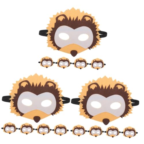 Abaodam 15 Stück Tiermaske Cosplay Maske Tiermaske Halloween Maske Kinderpartybevorzugung Kinder Cartoon Maske Tierpartybevorzugung Kindermaske Halloween Themenmaske Tierdesign von Abaodam