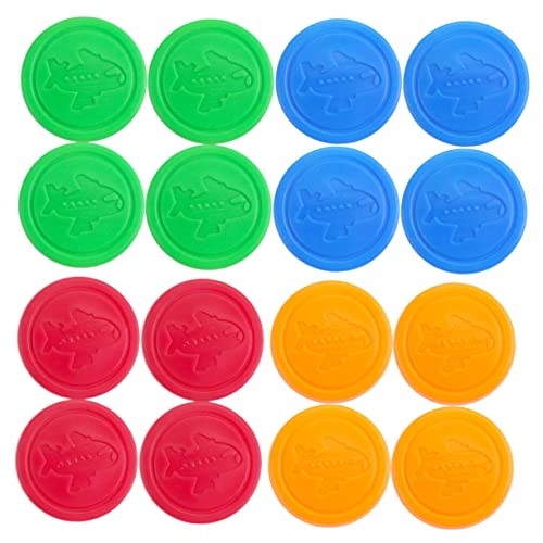 Abaodam 16 Stück Fliegende Schachfiguren Fliegend Für Pädagogisches Ludo Brettspiel Token Schachfiguren Flugschachspielzubehör Fliegendes Schachzubehör Kunststoff von Abaodam