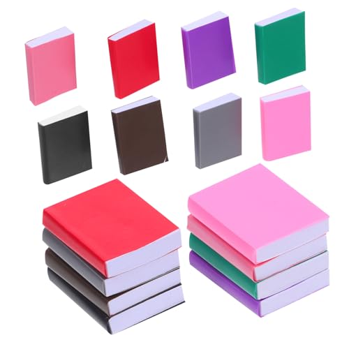 Abaodam 16 Stück Maßstab Leere Mini-bücher in Schwarz und Realistische Puppenhaus-deko für Bjd Szenen DIY Bastelprojekte und Miniaturbibliotheken Abaodam 16 Stück Maßstab Leere Mini-bücher in Schwarz und Realistische Puppenhaus-deko für Bjd Szenen DIY Bastelprojekte und Miniaturbibliotheken von Abaodam