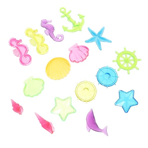 Abaodam 16St Tauchjuwel badewannenspielzeug Pool Toys for Wasserspielzeug Tauchset Bath Toy Sommer Tauchspielzeug sinkende Spielzeuge Kinderspielzeug Lernspielzeug PVC Colorful von Abaodam