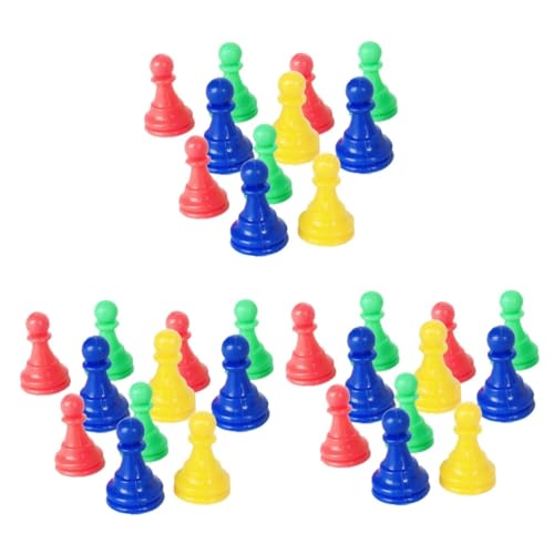 Abaodam 192 STK Schachfigur Schachbrett Chess Pieces Chess Boards spielsachen Spielsteine Chess up Board spielwaren laufstall Spielzeug schachkassette Chessboard Zubehör für Brettspiele von Abaodam