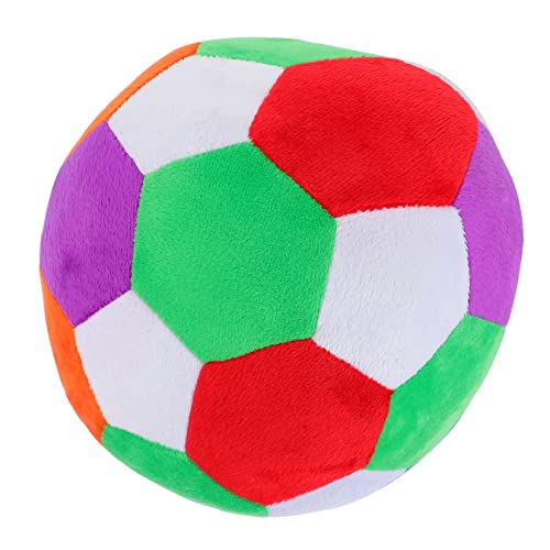 Abaodam 1Pc Simulation Fußball Spielzeug Kinder Fußball Kinder Fußball Gefüllte Fußball Modell Fußball Form Kissen Bunte Plüsch von Abaodam