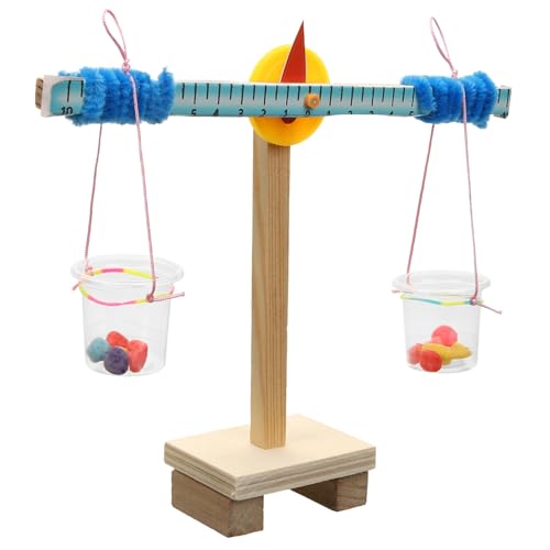 Abaodam 1Satz DIY Spielzeugwaage aus Pädagogisches Bastelspielzeug für Lernspiel zur Entwicklung von Physikalischen Kenntnissen Sicheres Material für Kreative Experimente Abaodam 1Satz DIY Spielzeugwaage aus Pädagogisches Bastelspielzeug für Lernspiel zur Entwicklung von Physikalischen Kenntnissen Sicheres Material für Kreative Experimente von Abaodam