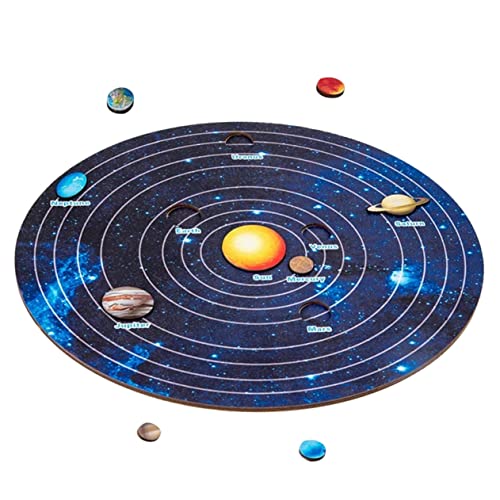Abaodam 1satz Solar System Planeten Puzzle Für Junge Mädchen Bildungs-Spielzeug Aus Holz Fördert Kreative Fähigkeiten Und Kognitive Entwicklung Für Kleine Astronauten Abaodam 1satz Solar System Planeten Puzzle Für Junge Mädchen Bildungs-Spielzeug Aus Holz Fördert Kreative Fähigkeiten Und Kognitive Entwicklung Für Kleine Astronauten von Abaodam