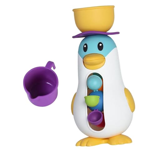 Abaodam Badespielzeug für Kinder Cartoon Wasserspielzeug Niedlicher Pinguin Duschspielzeug für Kleinkinder Sicher und Lustig für Badewanne und Abaodam Badespielzeug für Kinder Cartoon Wasserspielzeug Niedlicher Pinguin Duschspielzeug für Kleinkinder Sicher und Lustig für Badewanne und von Abaodam
