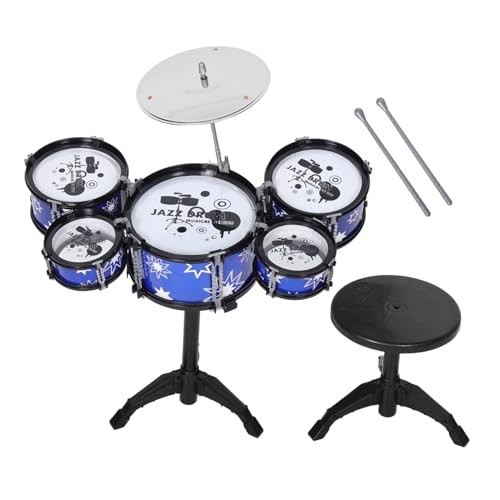 Abaodam 1satz Junge Mädchen Mini Schlagzeug Set Kinderfreundliches Musikspielzeug Für Anfänger Mit Trommeln Hocker Und Schlägel Für Musikalische Frühförderung Und Abaodam 1satz Junge Mädchen Mini Schlagzeug Set Kinderfreundliches Musikspielzeug Für Anfänger Mit Trommeln Hocker Und Schlägel Für Musikalische Frühförderung Und von Abaodam