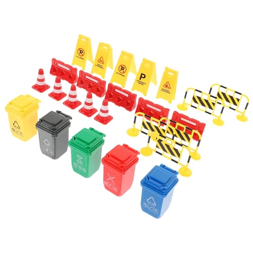Abaodam 1Satz Miniatur Verkehrszeichen Spielset für Teiliges Lernspielzeug mit Straßensperren Warnschildern und Verkehrsobjekten zur Frühen von Verkehrssicherheit und Abaodam 1Satz Miniatur Verkehrszeichen Spielset für Teiliges Lernspielzeug mit Straßensperren Warnschildern und Verkehrsobjekten zur Frühen von Verkehrssicherheit und von Abaodam